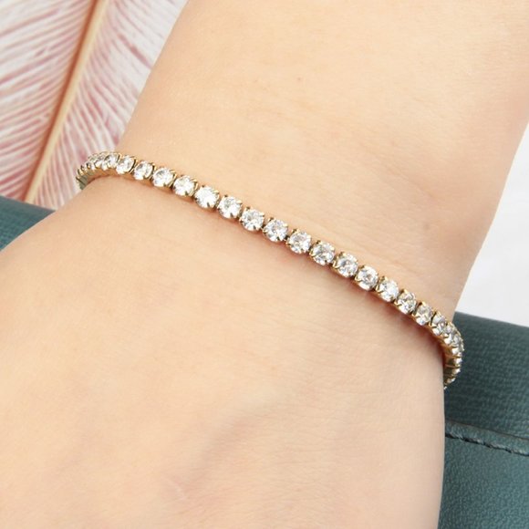 Fashion Jewelry accessories inlaid crystal stainless steel bracelet - Picture 7 of 15